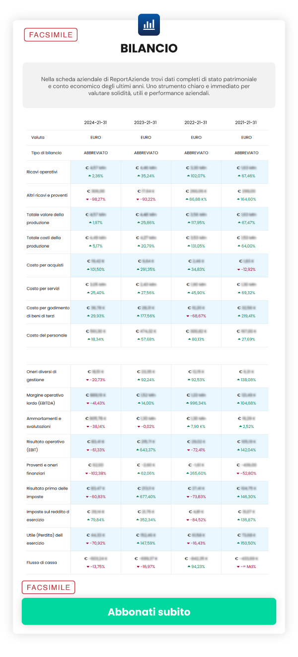 Offerta ReportAziende
